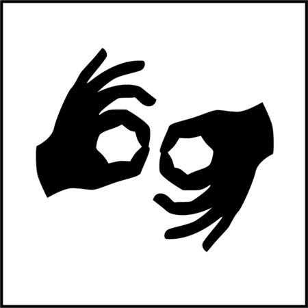 ASL interpretation logo