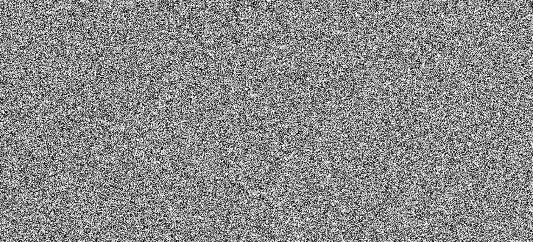 Dense, black and white television static